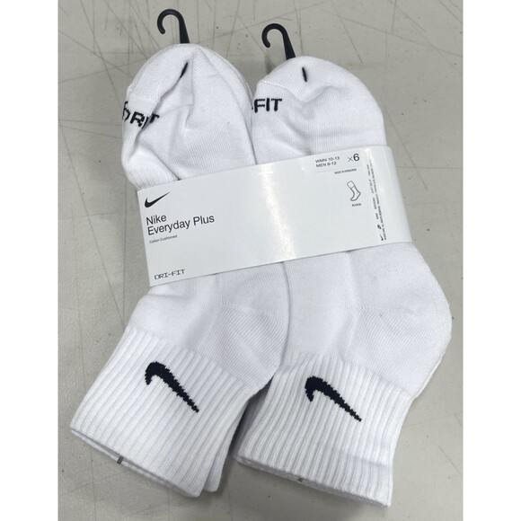 Nike Everyday Plus Cushioned Training Ankle Socks Size Men 8-12 Women 10-13 NWT - Picture 1 of 7